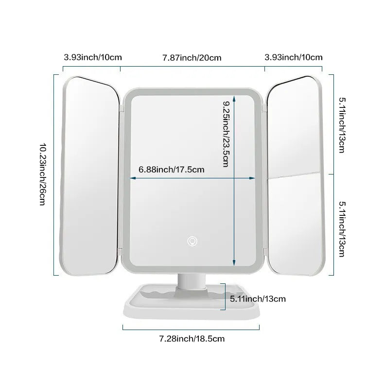 Aurum Smart Tri Led Makeup Mirror